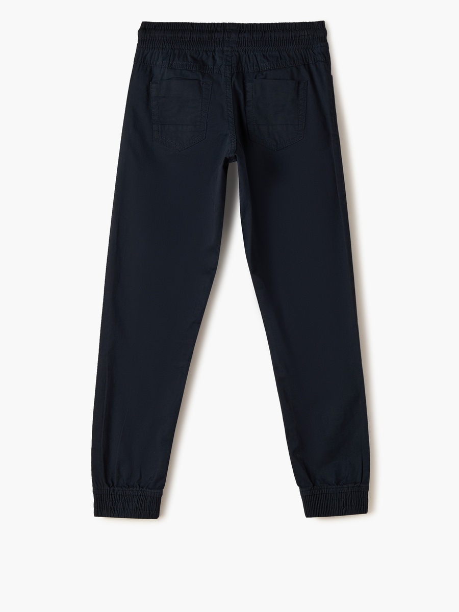 Solid Pants with Drawstring Closure