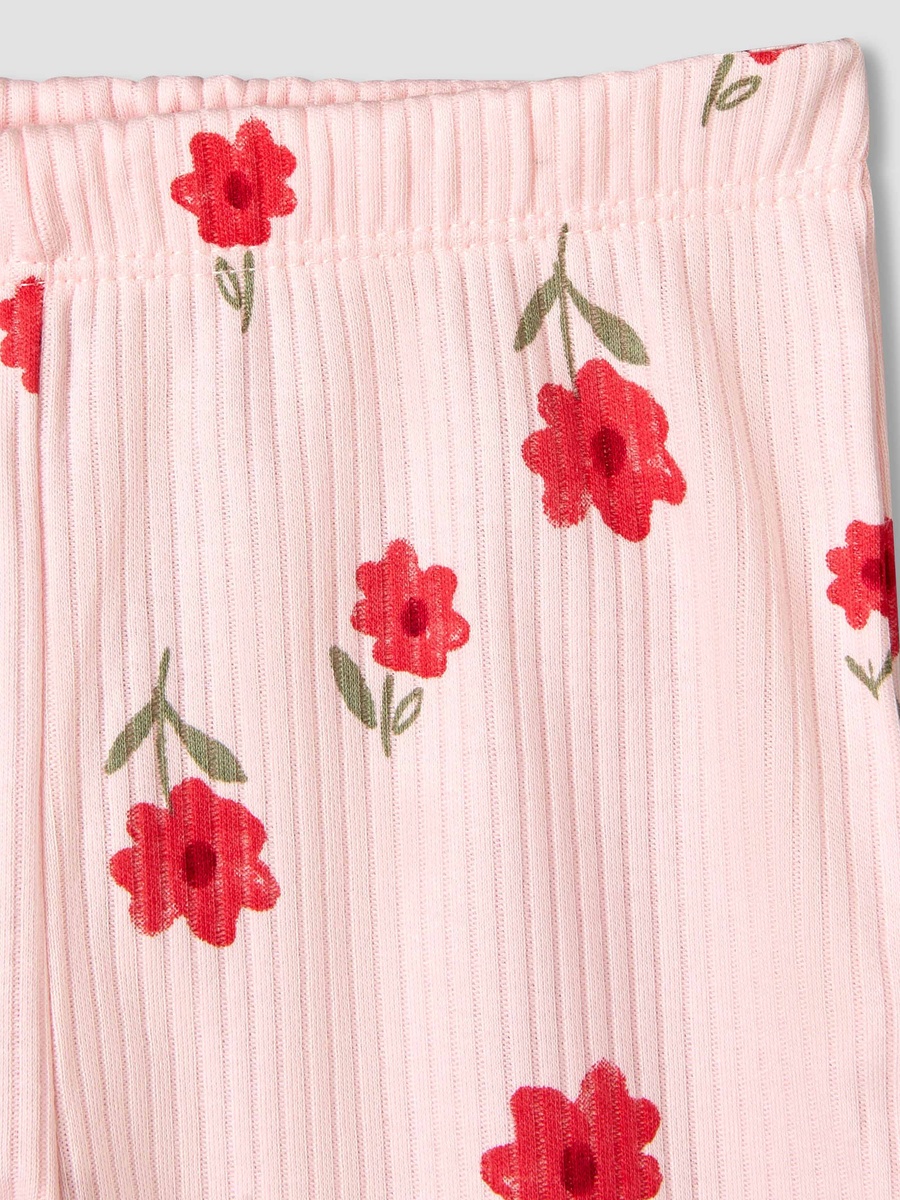 Cotton Long Sleeves Pyjama Set with Floral Print