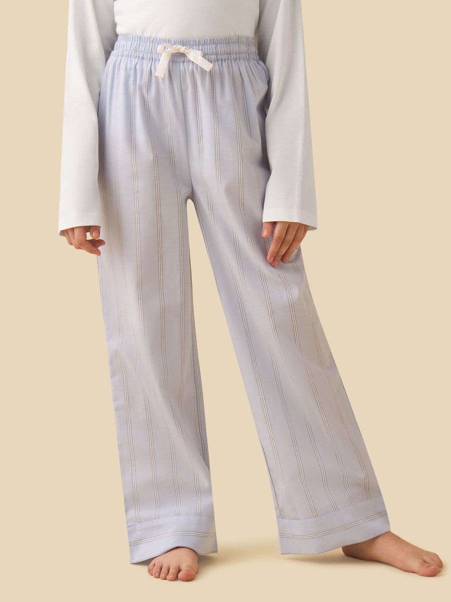 Cotton Round Neck Long Sleeves Pyjama Set with Applique Detail