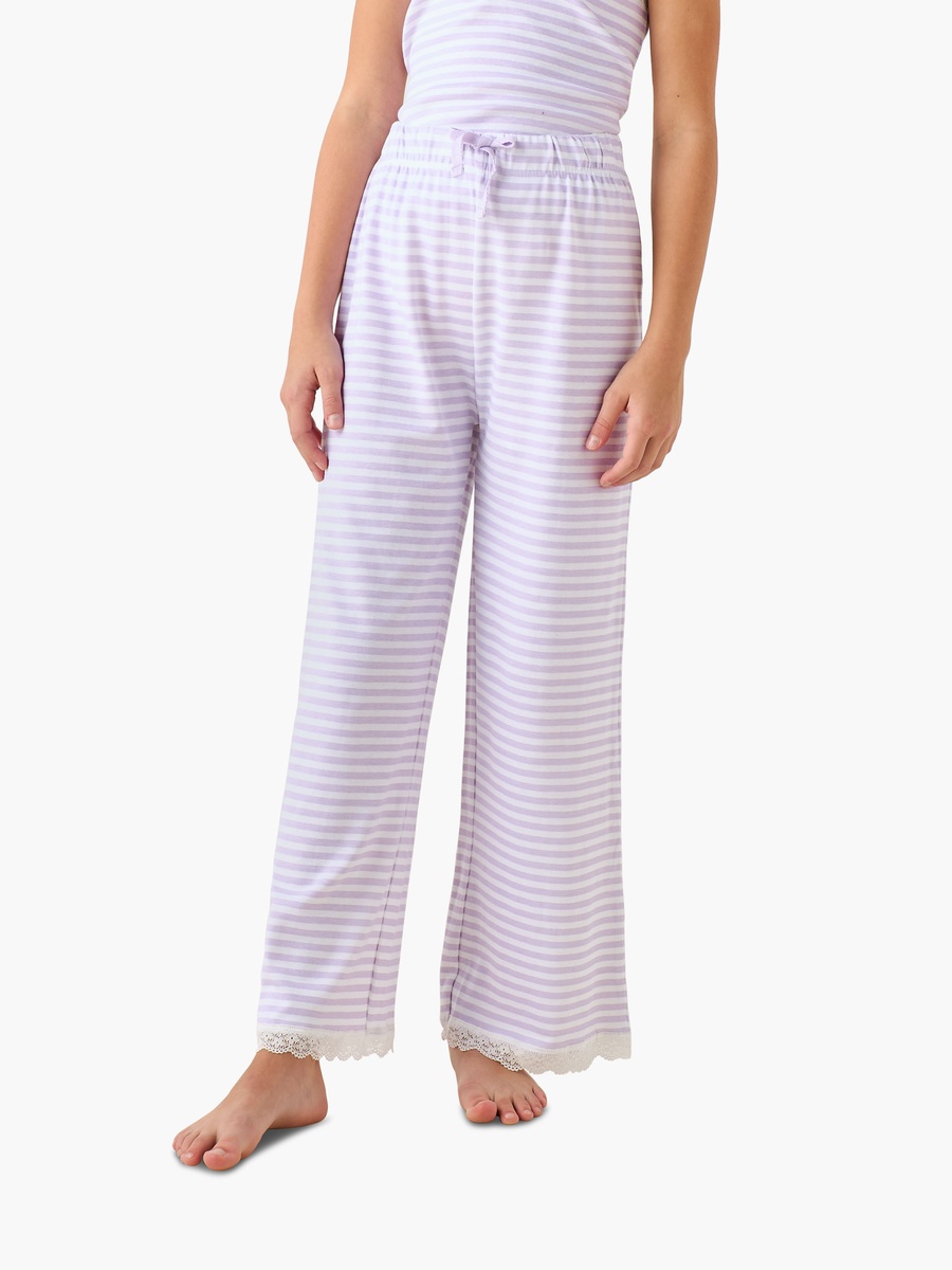 Pack of 3 Round Neck Long Sleeves Pyjama Set with Striped Design