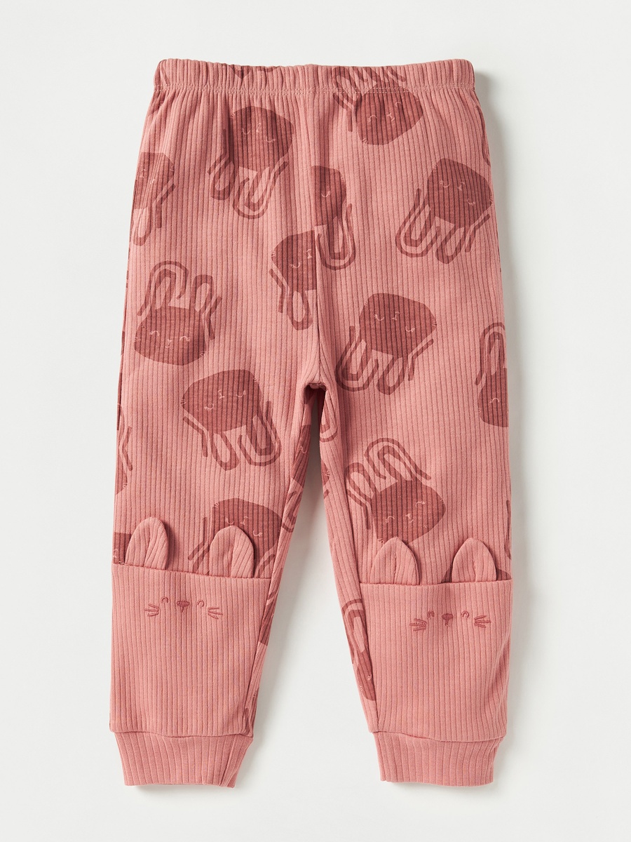 All-Over Bunny Print T-Shirt and Pyjama Set