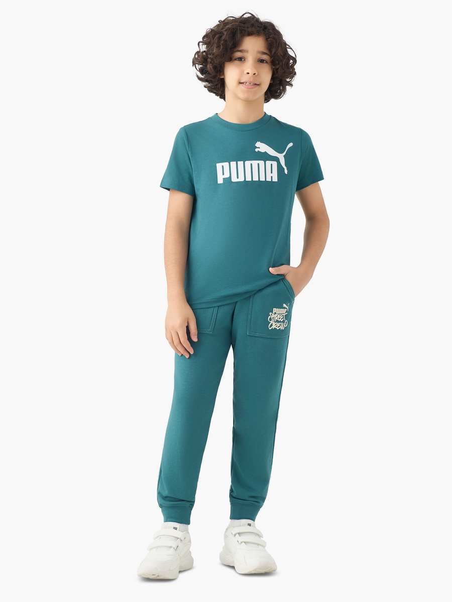 Crew Neck Short Sleeves T-Shirt with Logo Print