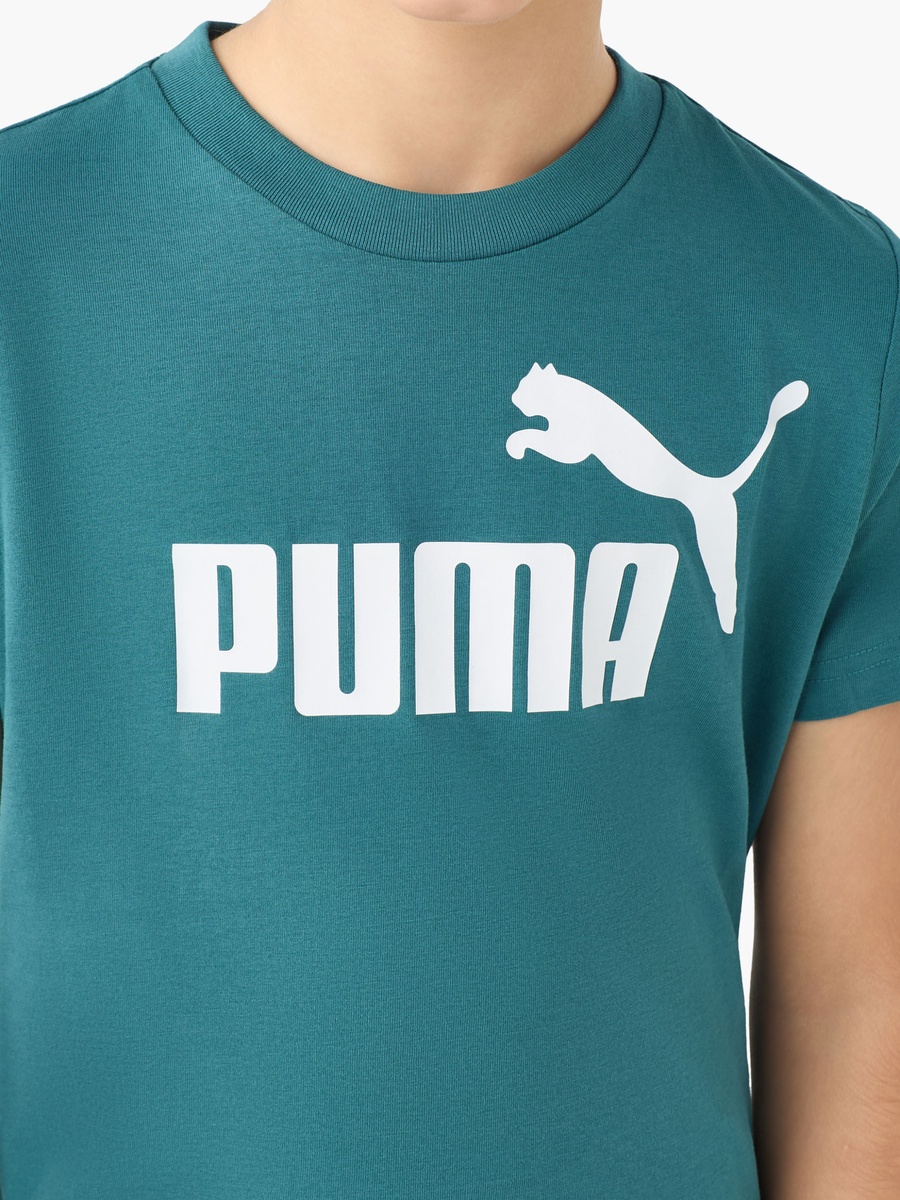 Crew Neck Short Sleeves T-Shirt with Logo Print