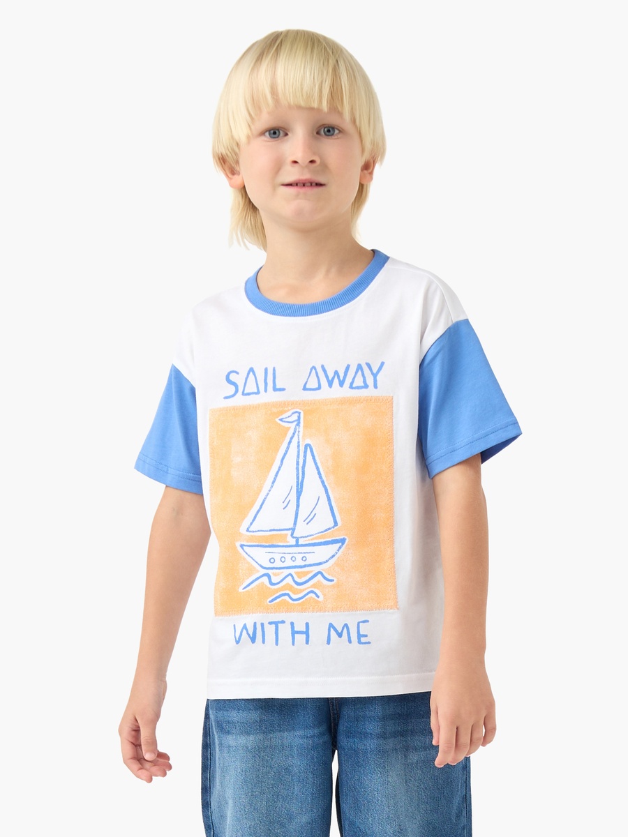 Pack of 2 Short Sleeve T-Shirt with Print