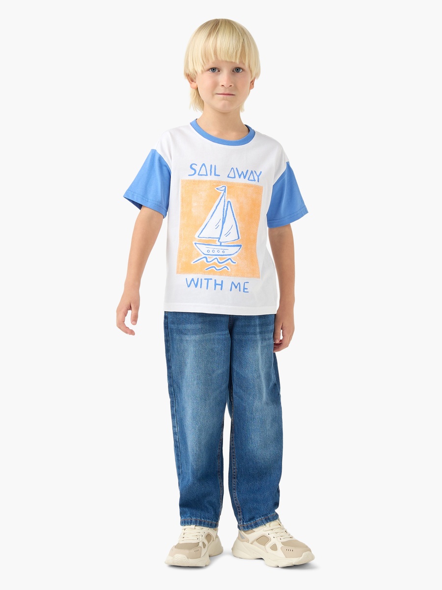 Pack of 2 Short Sleeve T-Shirt with Print