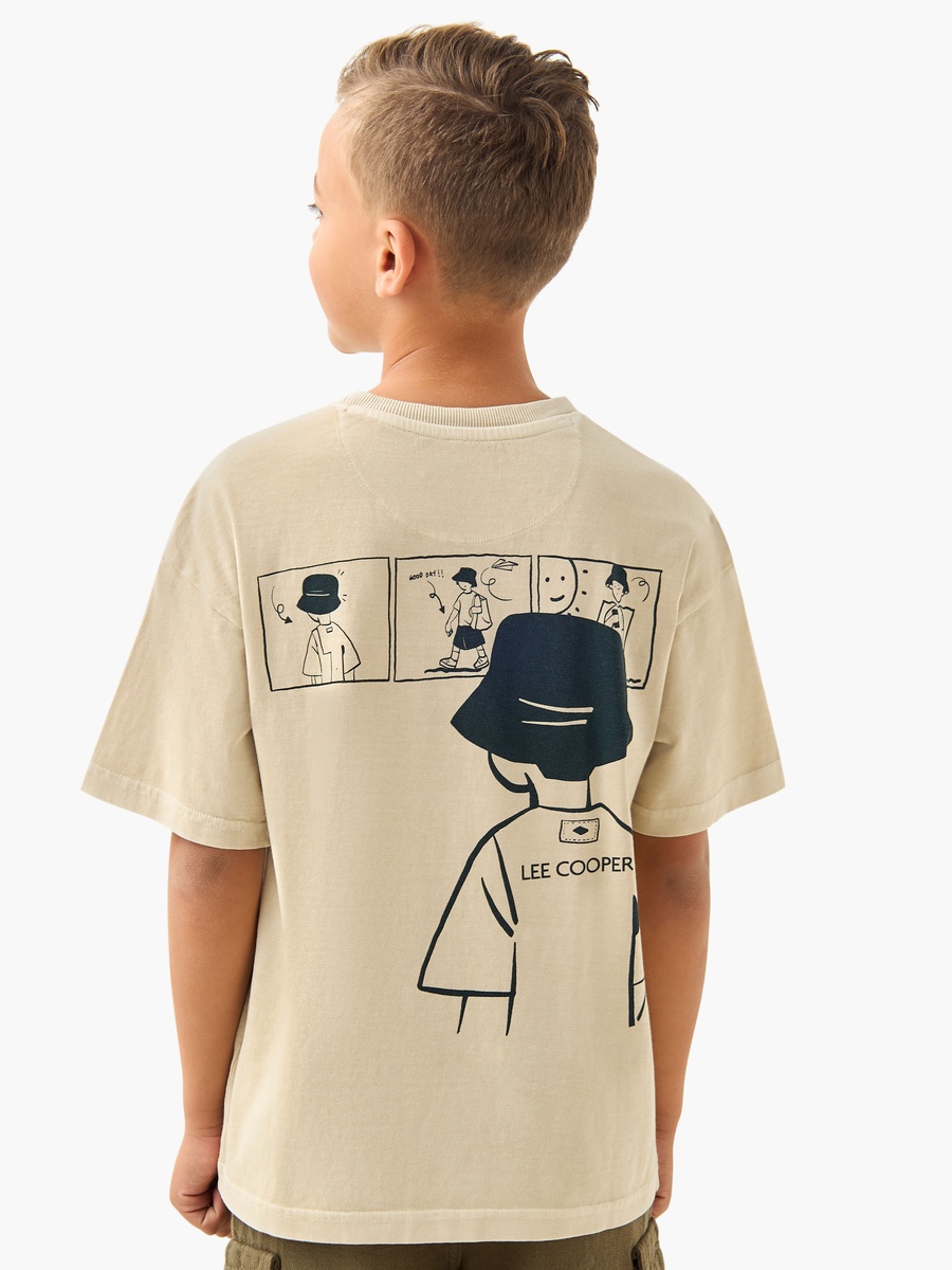 Crew Neck Short Sleeves T-Shirt with Graphic Print
