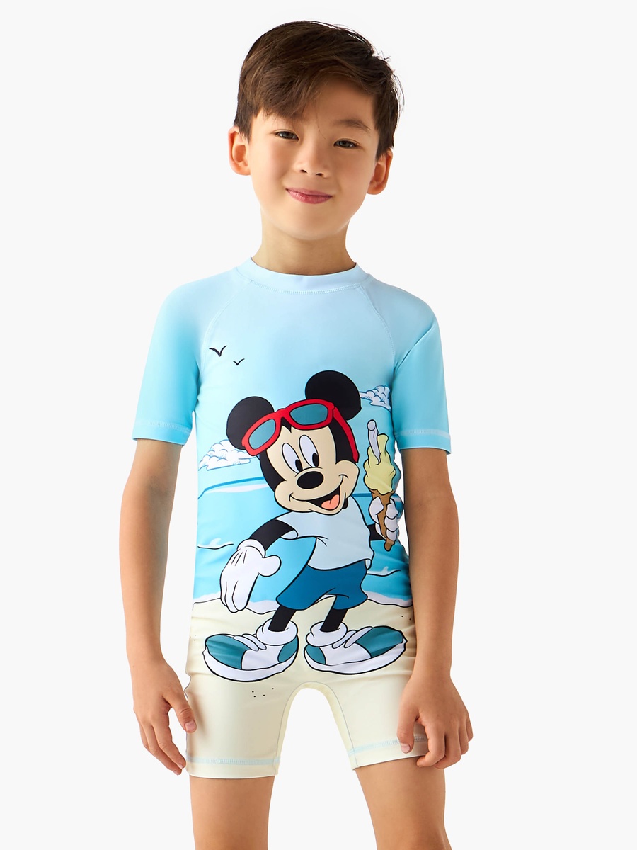 Mickey Mouse Print Swimsuit