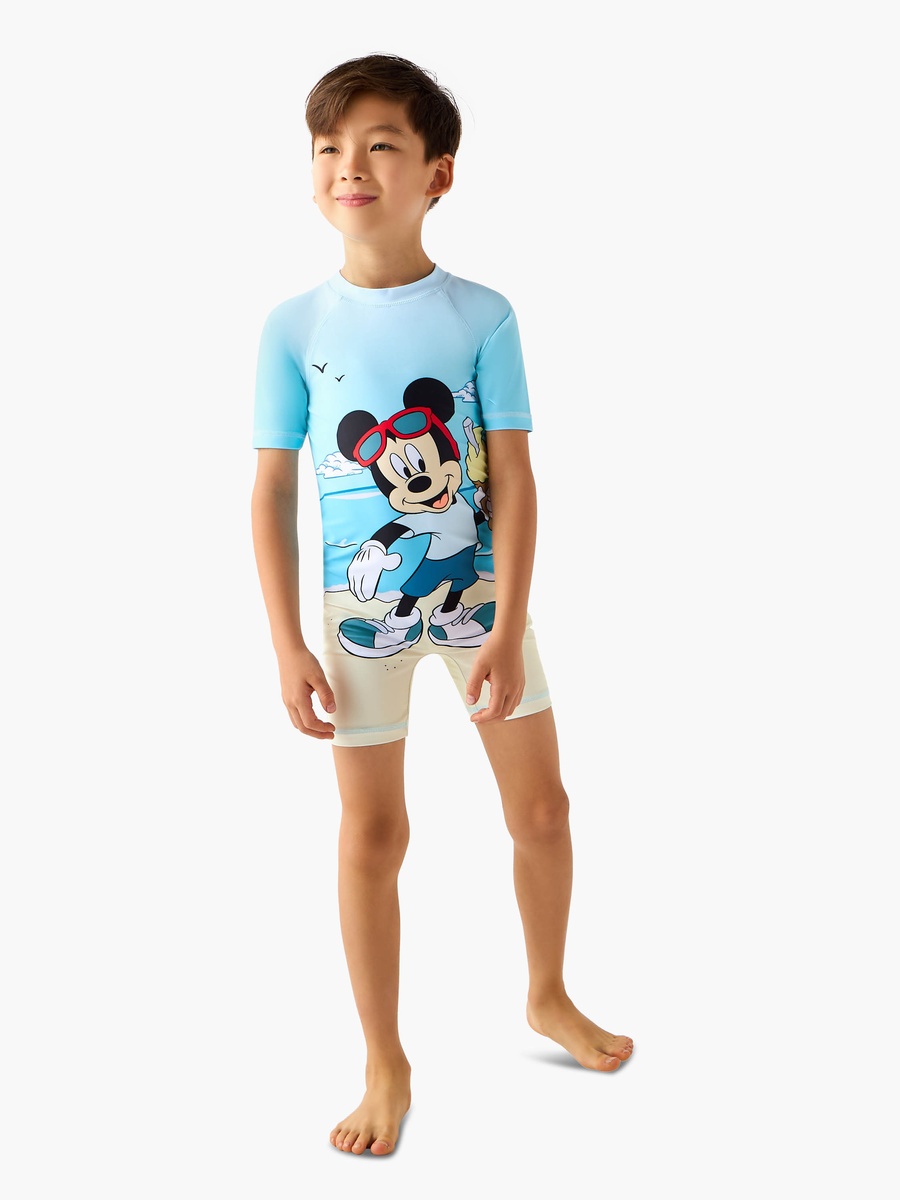 Mickey Mouse Print Swimsuit