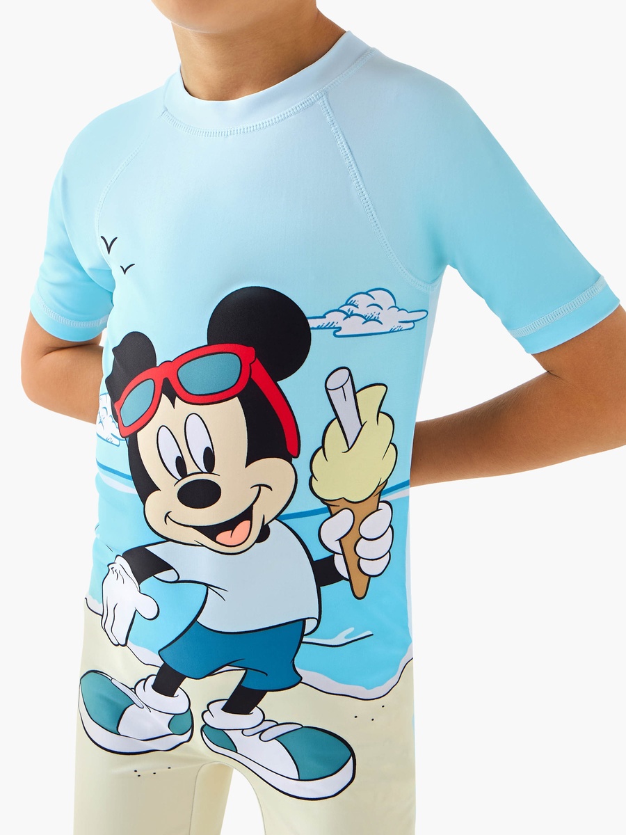 Mickey Mouse Print Swimsuit