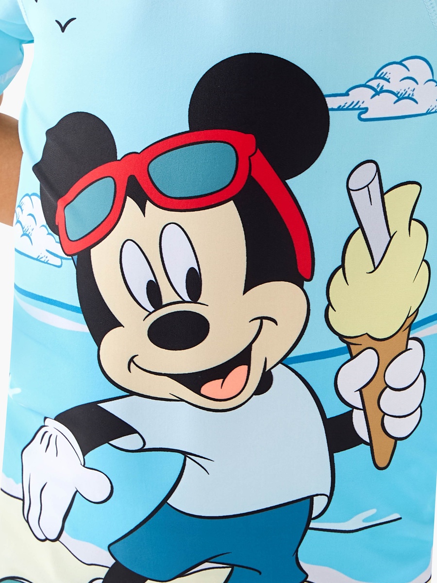 Mickey Mouse Print Swimsuit