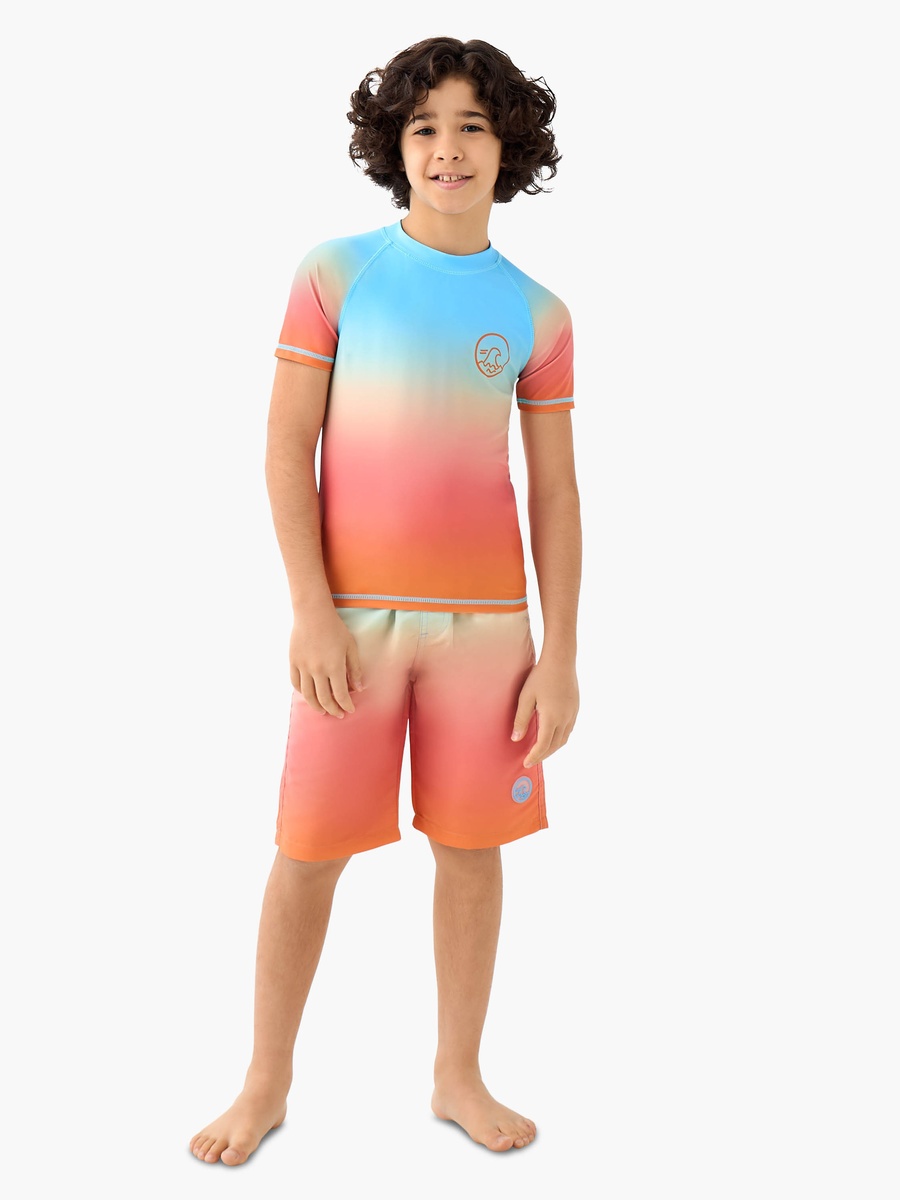 Ombre Print Rash Guard Set