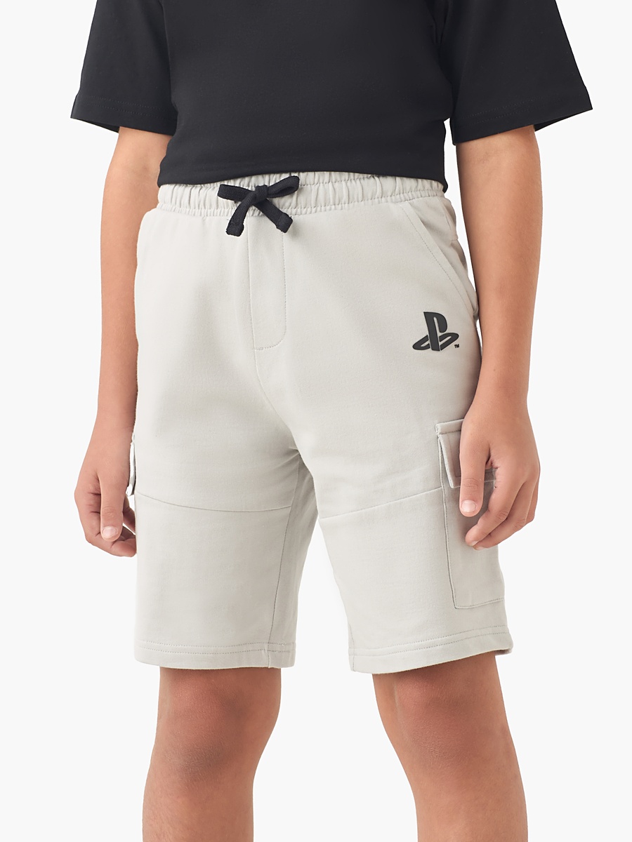 Elasticated Drawstring Shorts with Logo