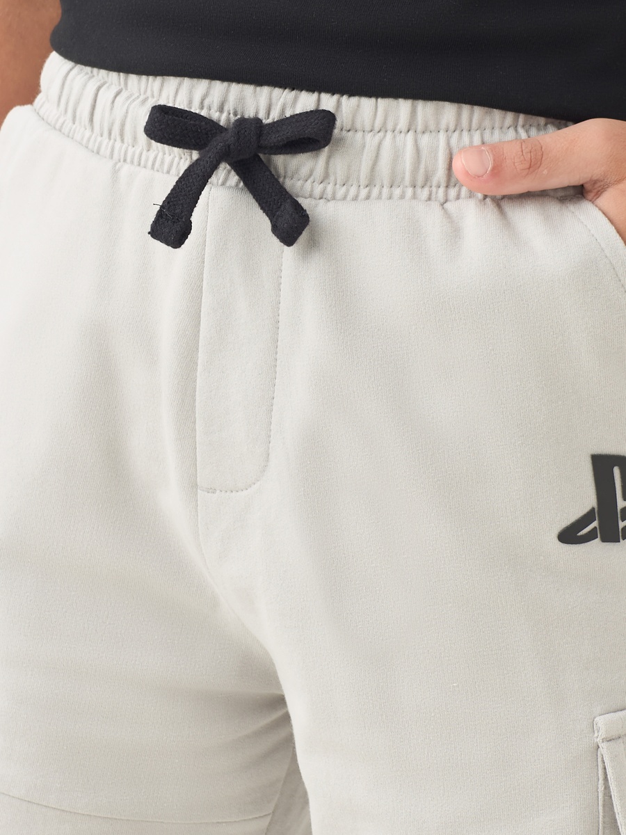 Elasticated Drawstring Shorts with Logo