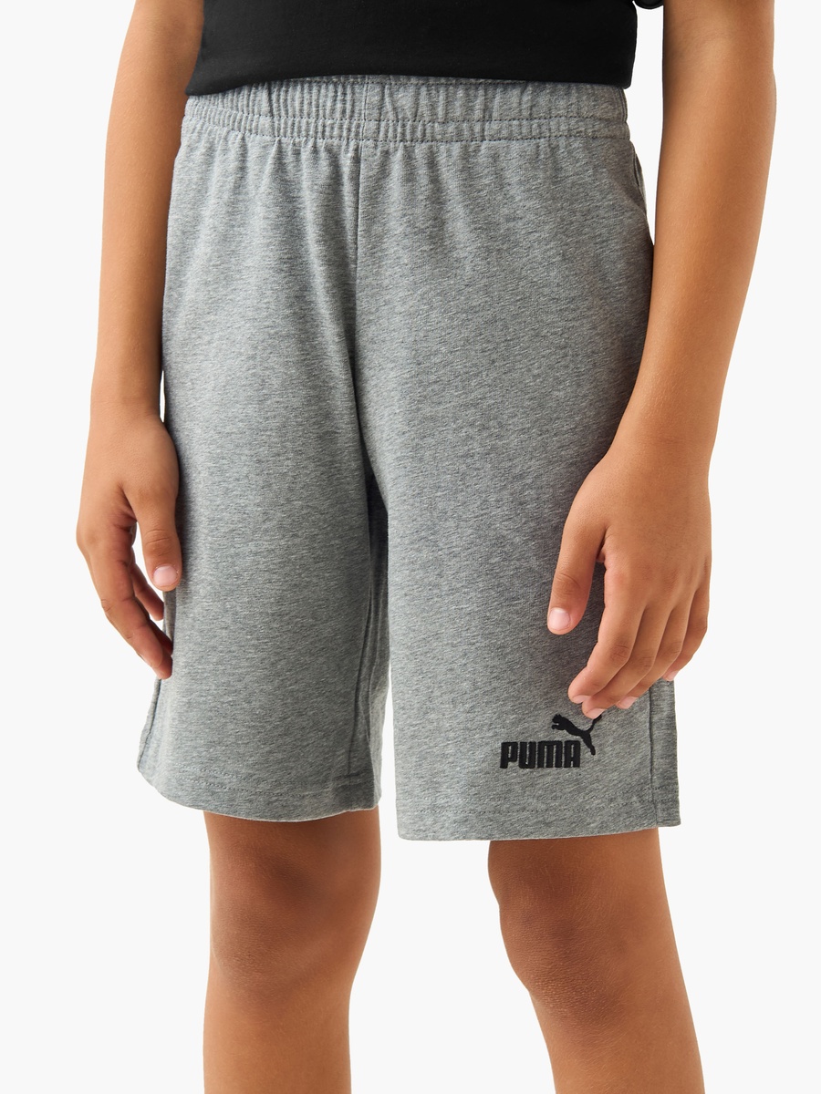 Knee Length Elasticated Waist Shorts with Logo Embroidery