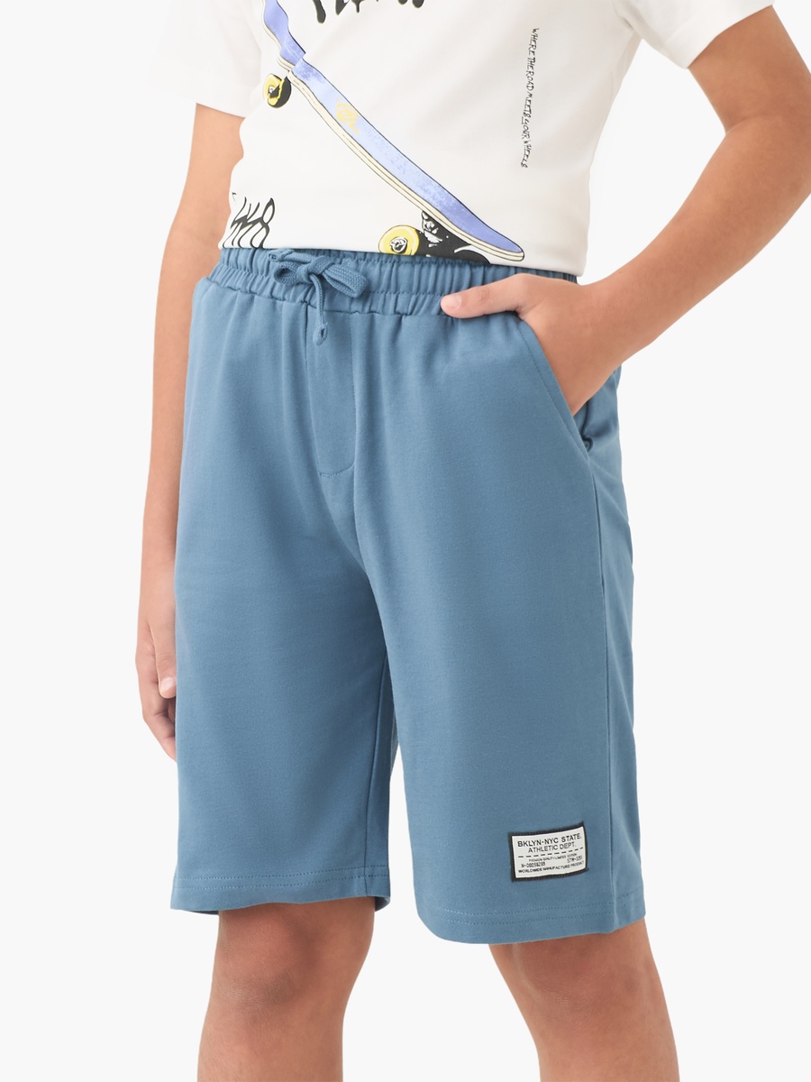 Elasticated Drawstring Shorts with Pockets