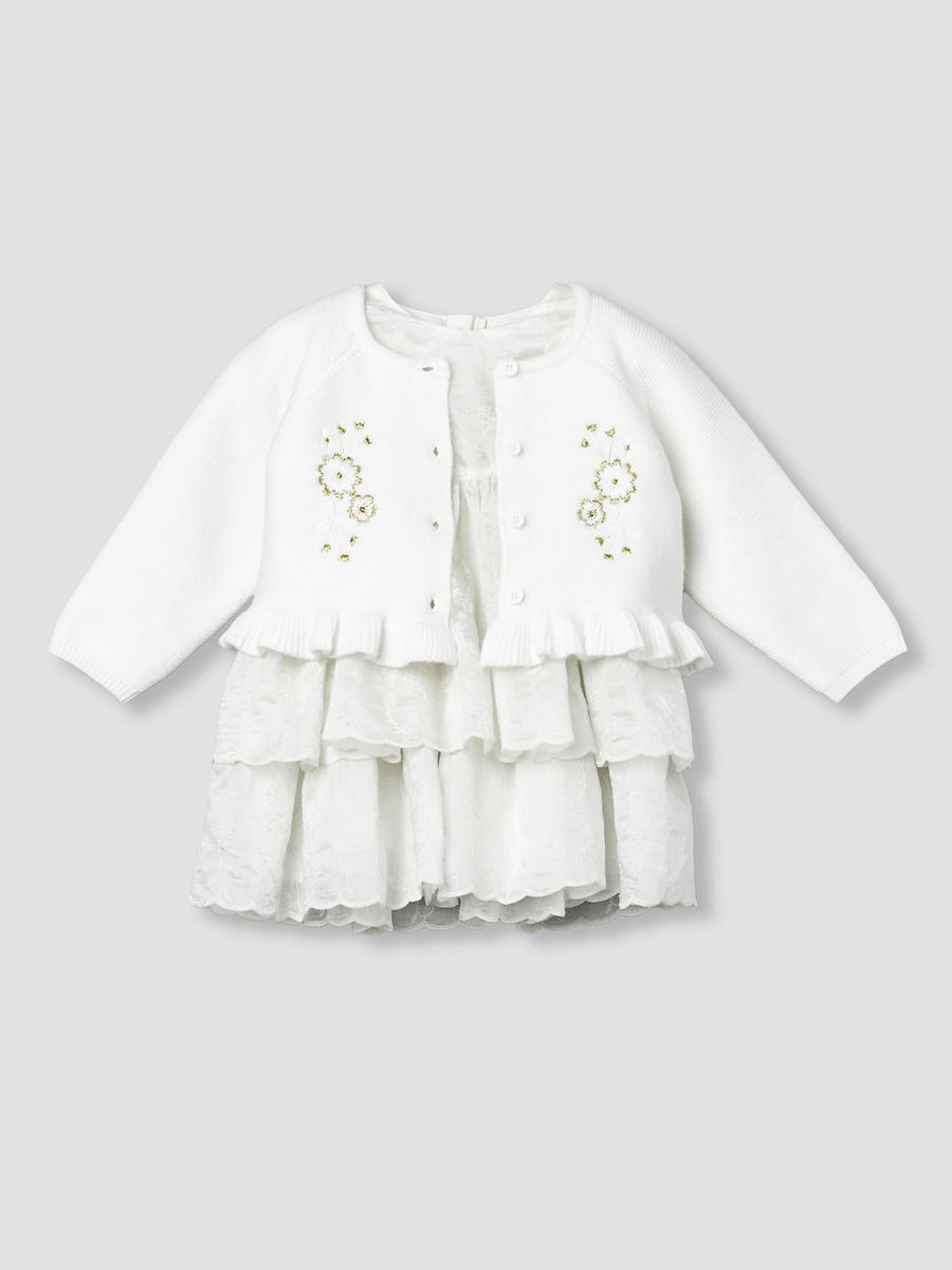 Set of 3 Clothing Gift Set with Floral Embroidery