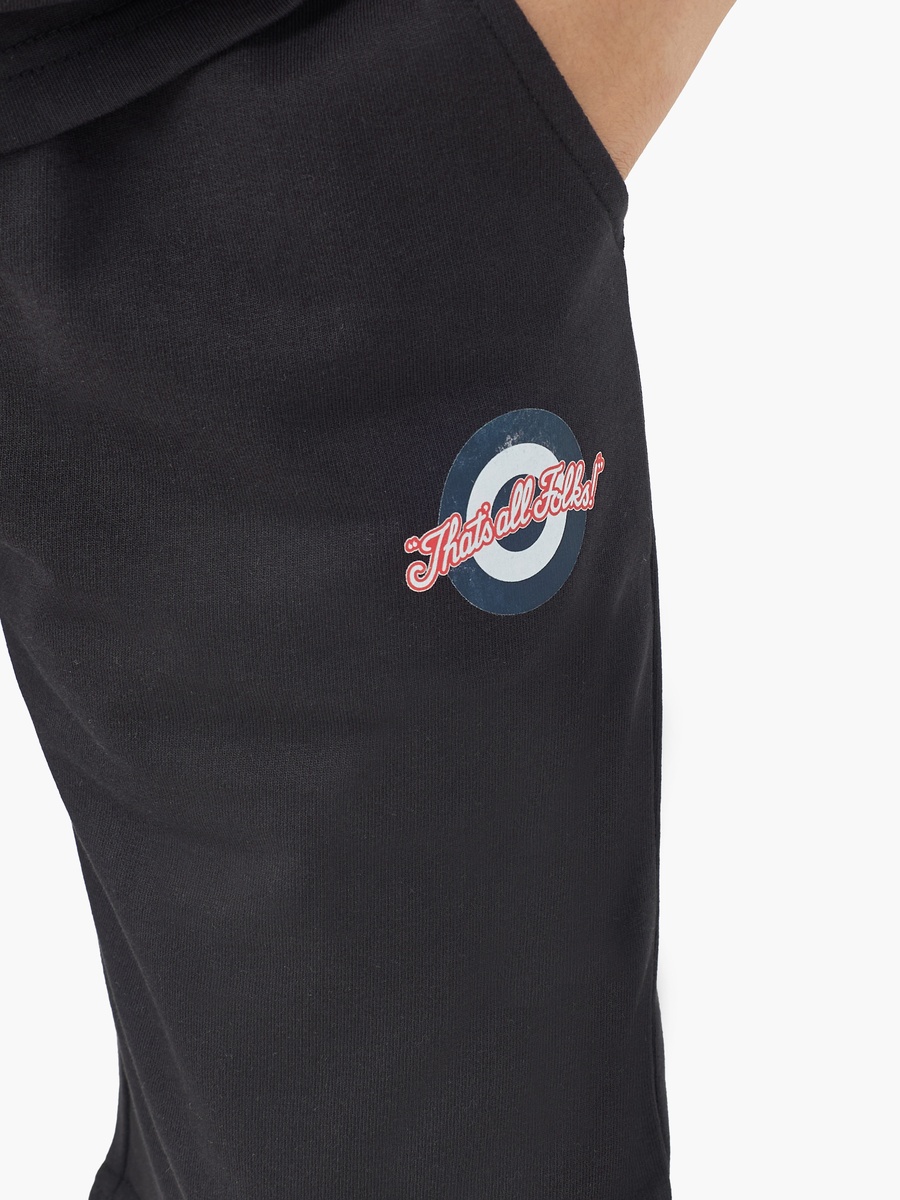 Crew Neck Short Sleeves T-Shirt and Shorts Set with Bugs Bunny Print