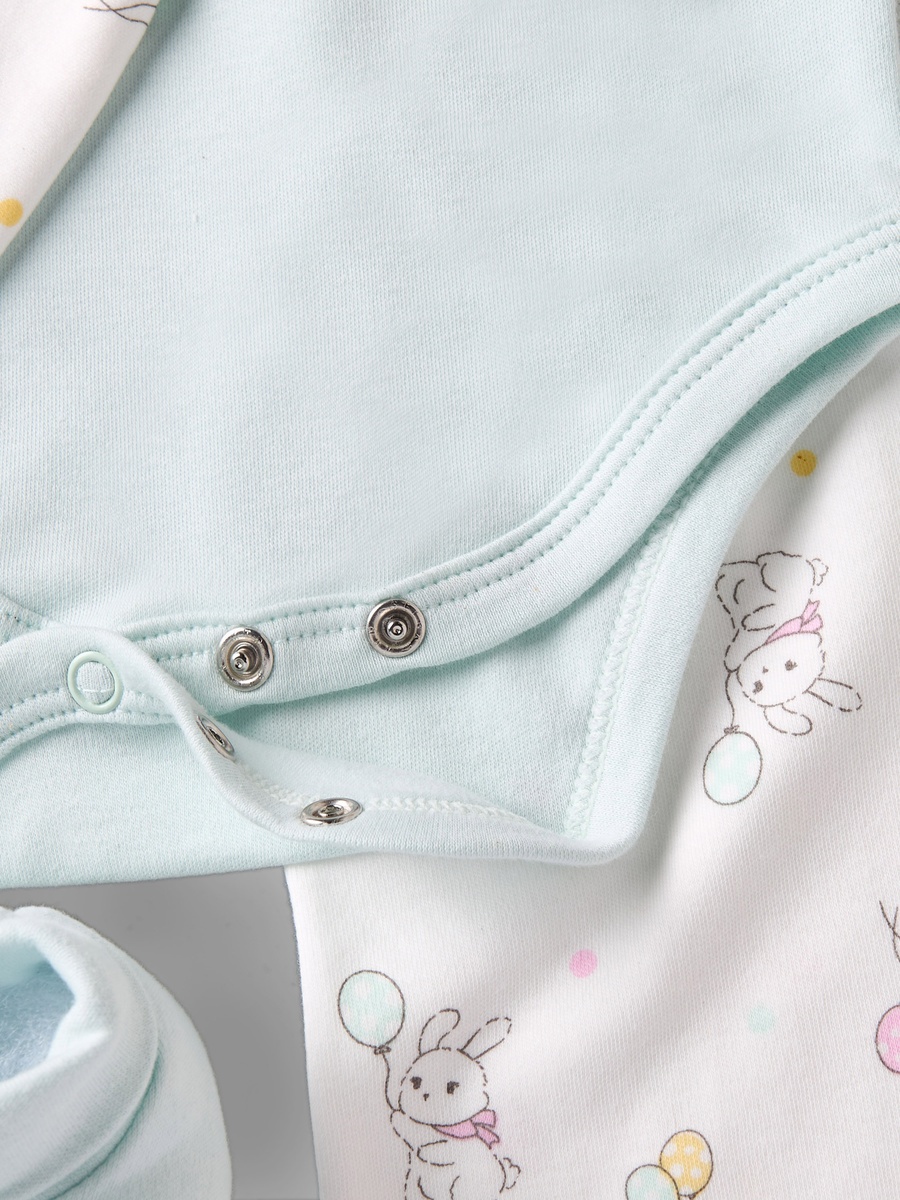 Set of 12 Clothing Gift Set with Bunny Print