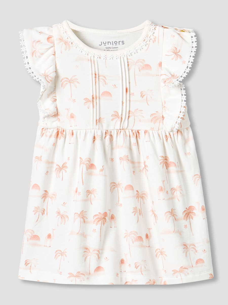 Round Neck Sleeveless Dress with Snap Button Closure