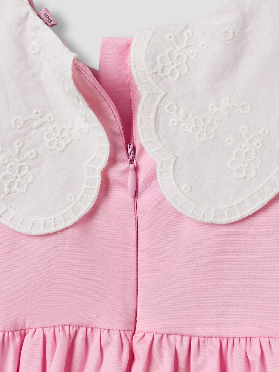 Round Neck Sleeveless Dress with Hello Kitty Applique