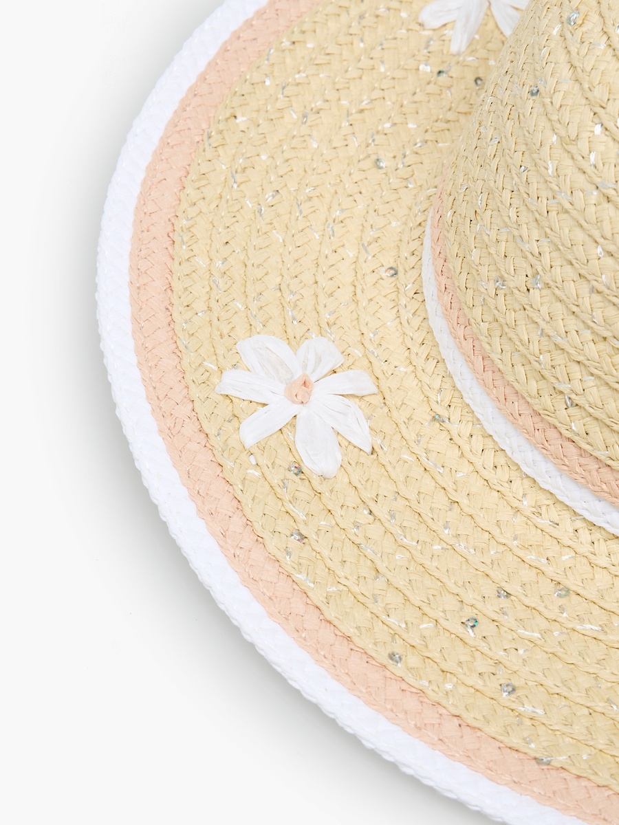 Floral Accent Hat