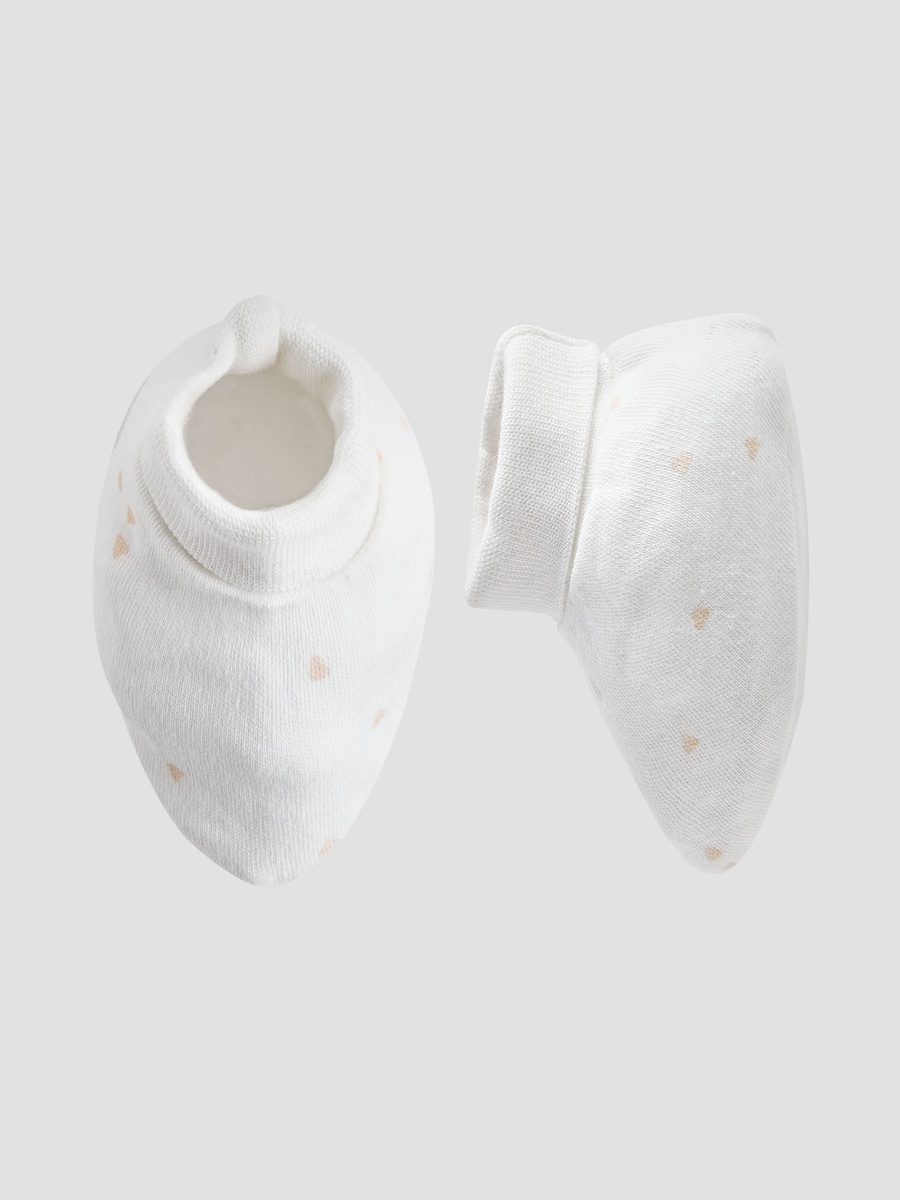 Pack of 2 Booties with Textured Hem