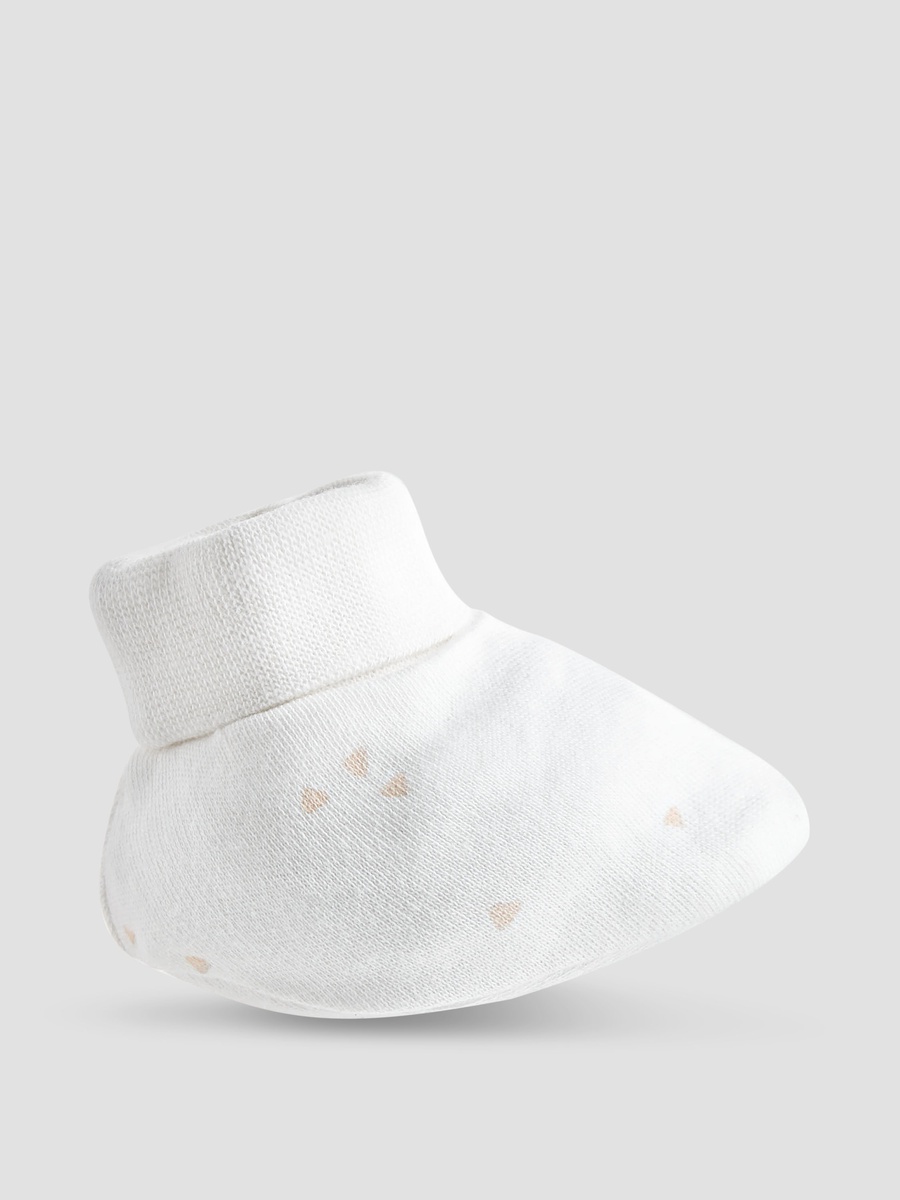 Pack of 2 Booties with Textured Hem