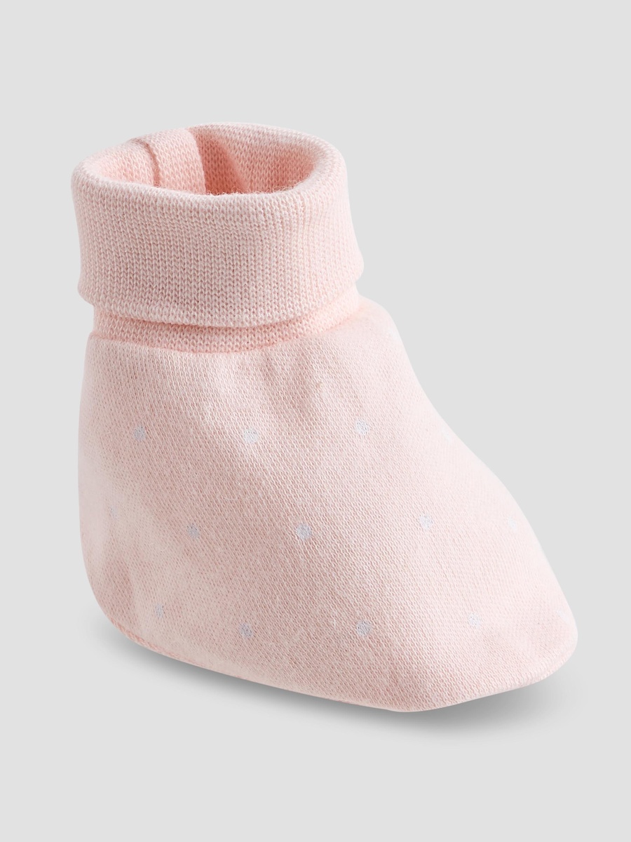 Pack of 2 Booties with Textured Hem