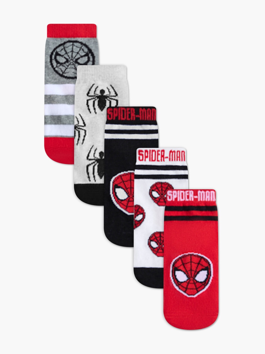 Pack of 5 Socks with Spider-Man Print