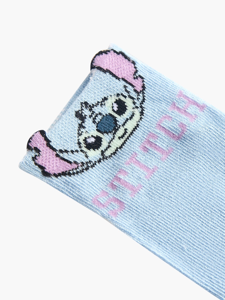 Pack of 7 Stitch Print Ankle Length Socks