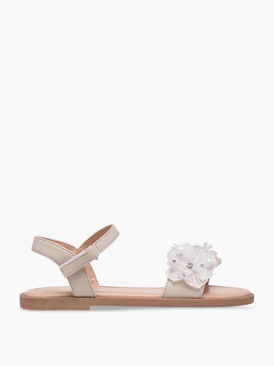 Floral Applique Sandals