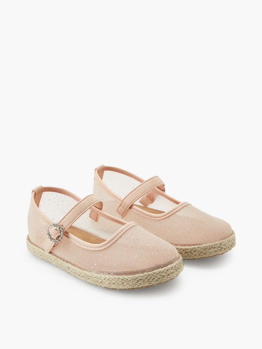 Hook and Loop Espadrille Mary Jane Shoes