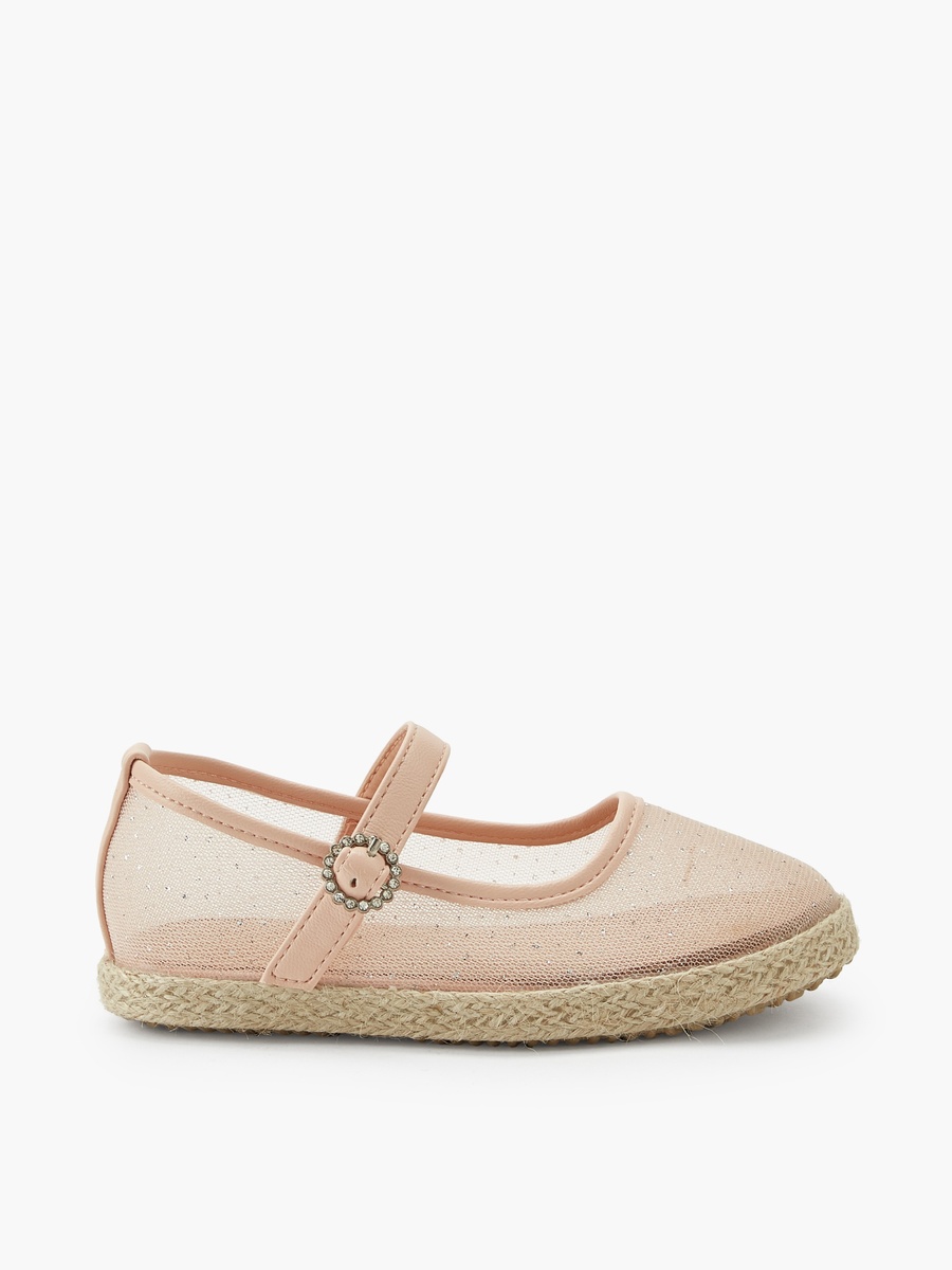 Hook and Loop Espadrille Mary Jane Shoes