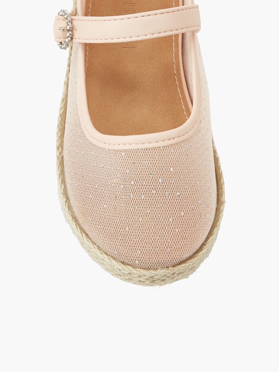 Hook and Loop Espadrille Mary Jane Shoes