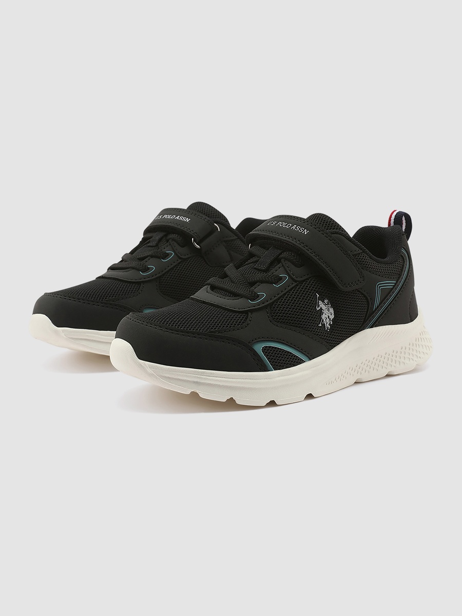Boys Low-Top Hook and Loop Casual Sneakers