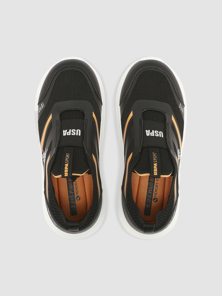 Boys Low-Top Casual Slip-On Sneakers