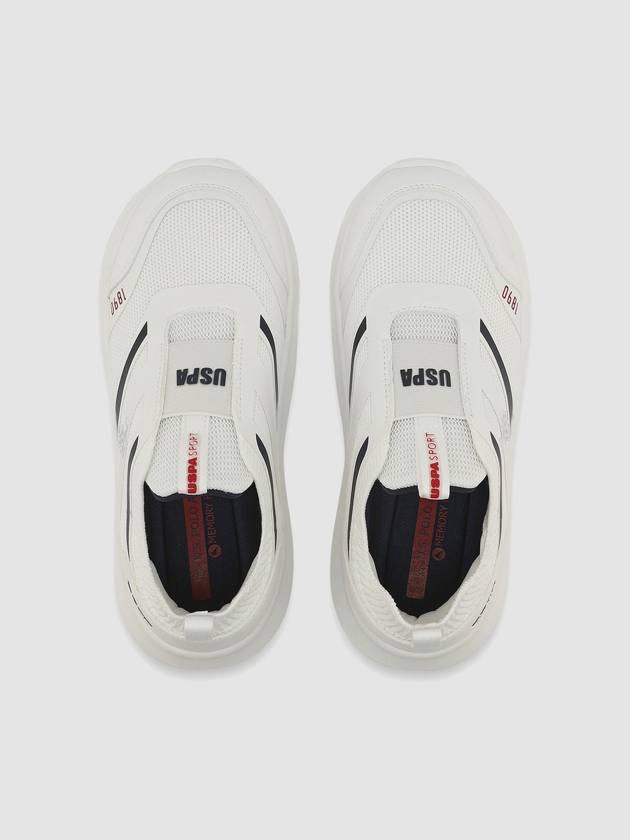 Boys Low-Top Casual Slip-On Sneakers