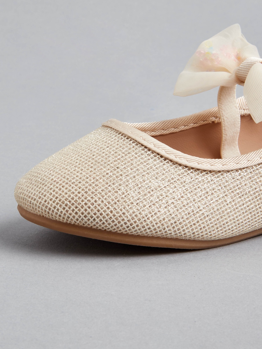 Bow Detail Ballerina Shoes