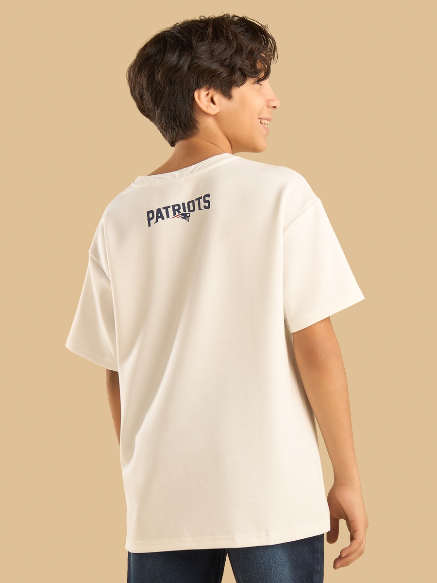 Patriots Print Oversized T-Shirt