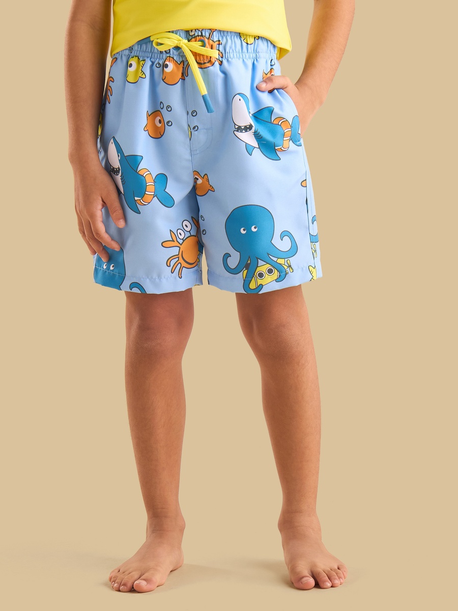 Printed Cotton Rashguard Set