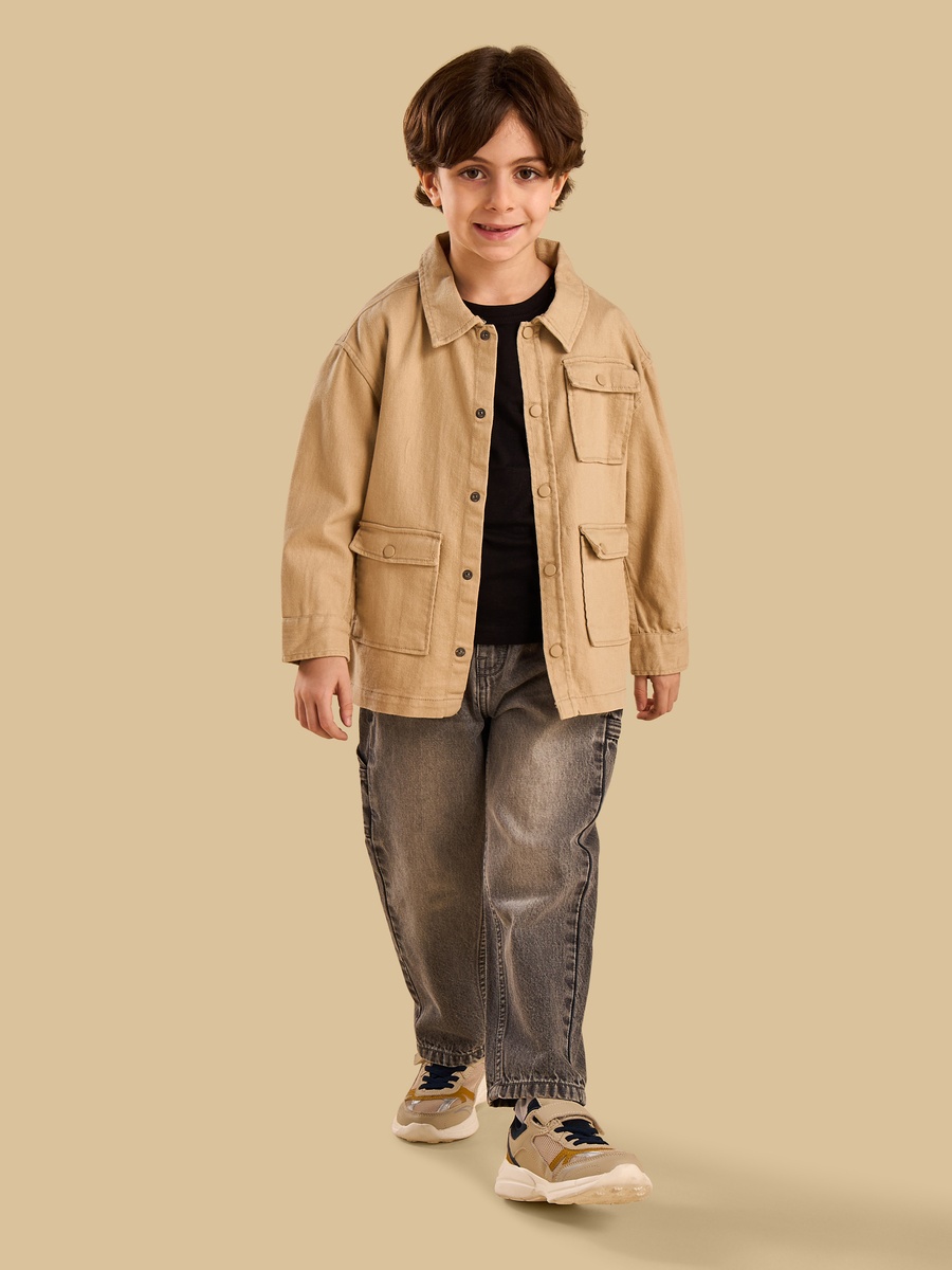 Collared Utility Shacket