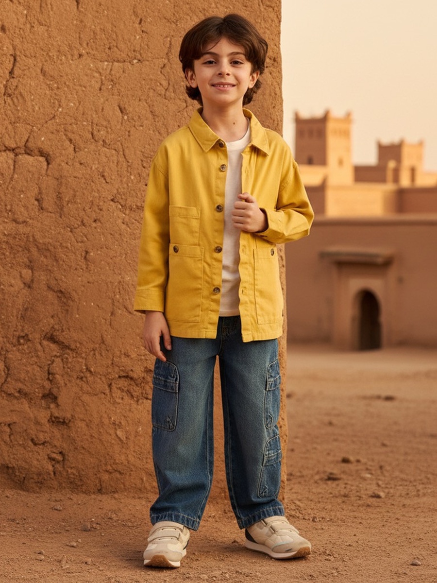 شاكيت منسوج مع جيوب