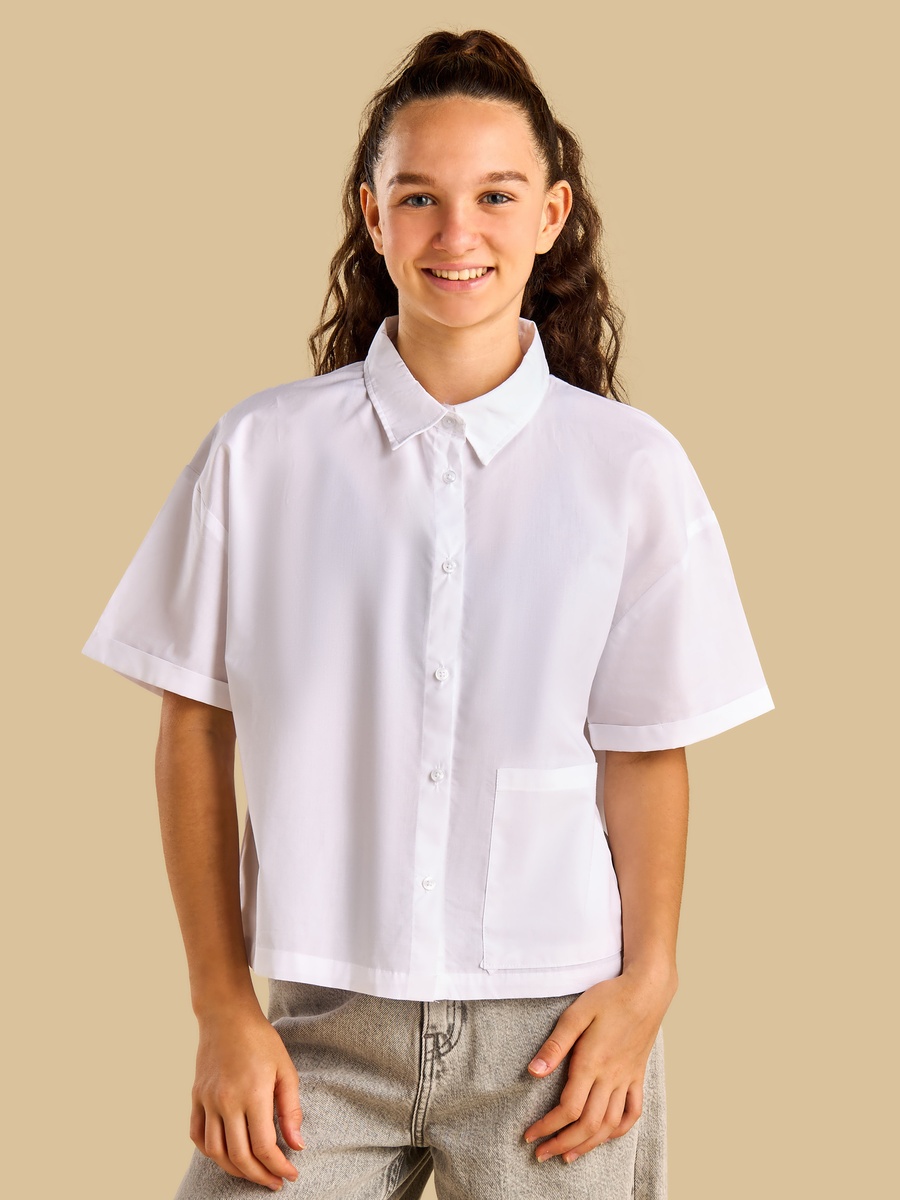 Boxy Cotton Shirt