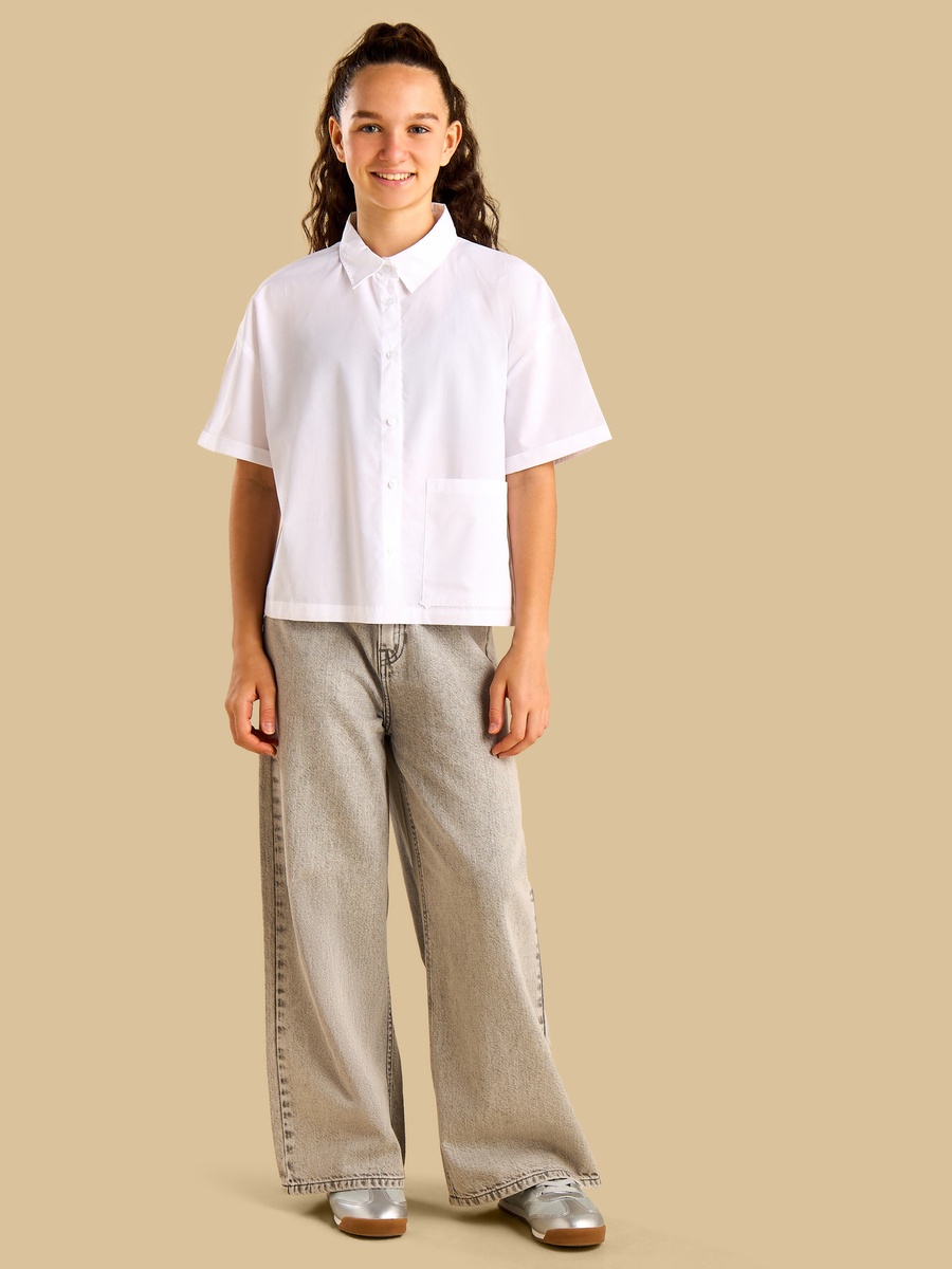 Boxy Cotton Shirt