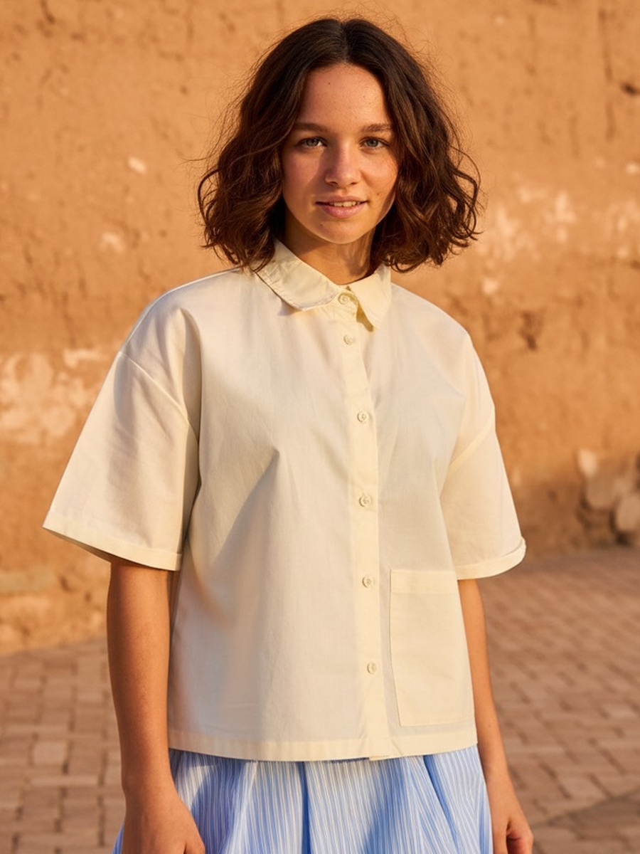 Boxy Cotton Shirt
