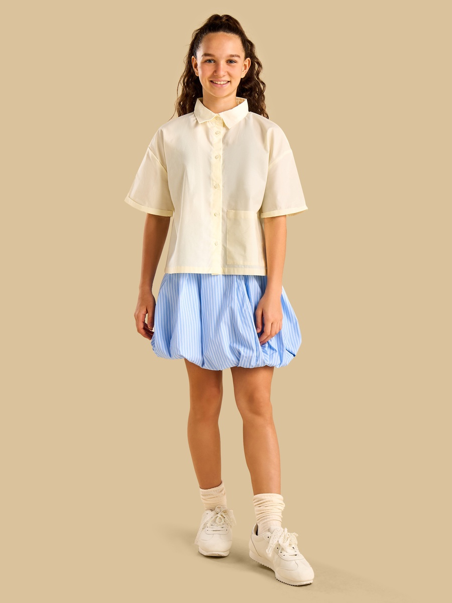 Boxy Cotton Shirt