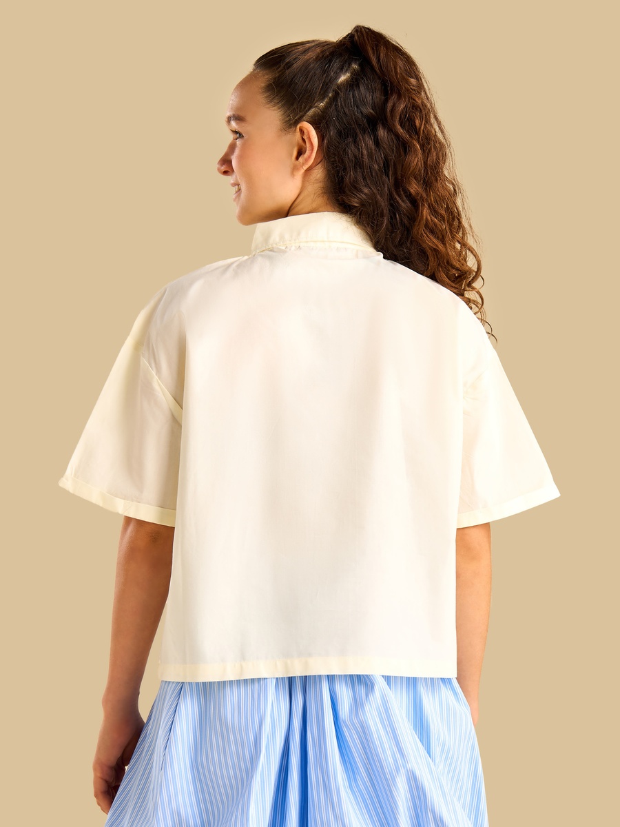 Boxy Cotton Shirt