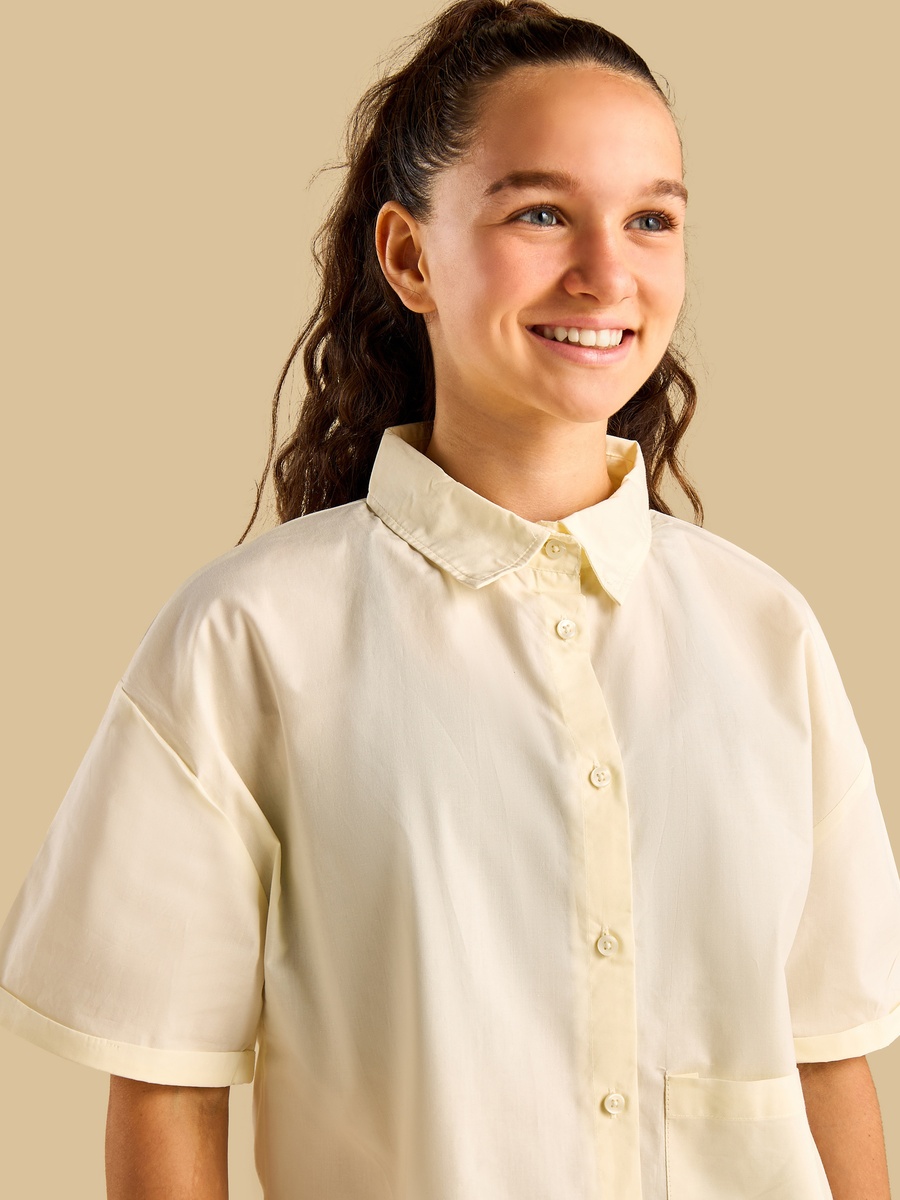 Boxy Cotton Shirt