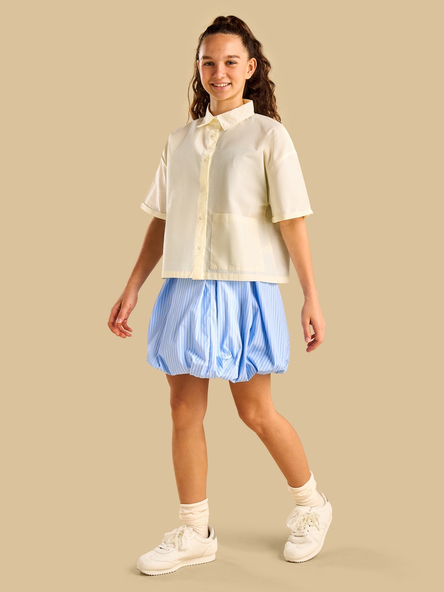 Boxy Cotton Shirt