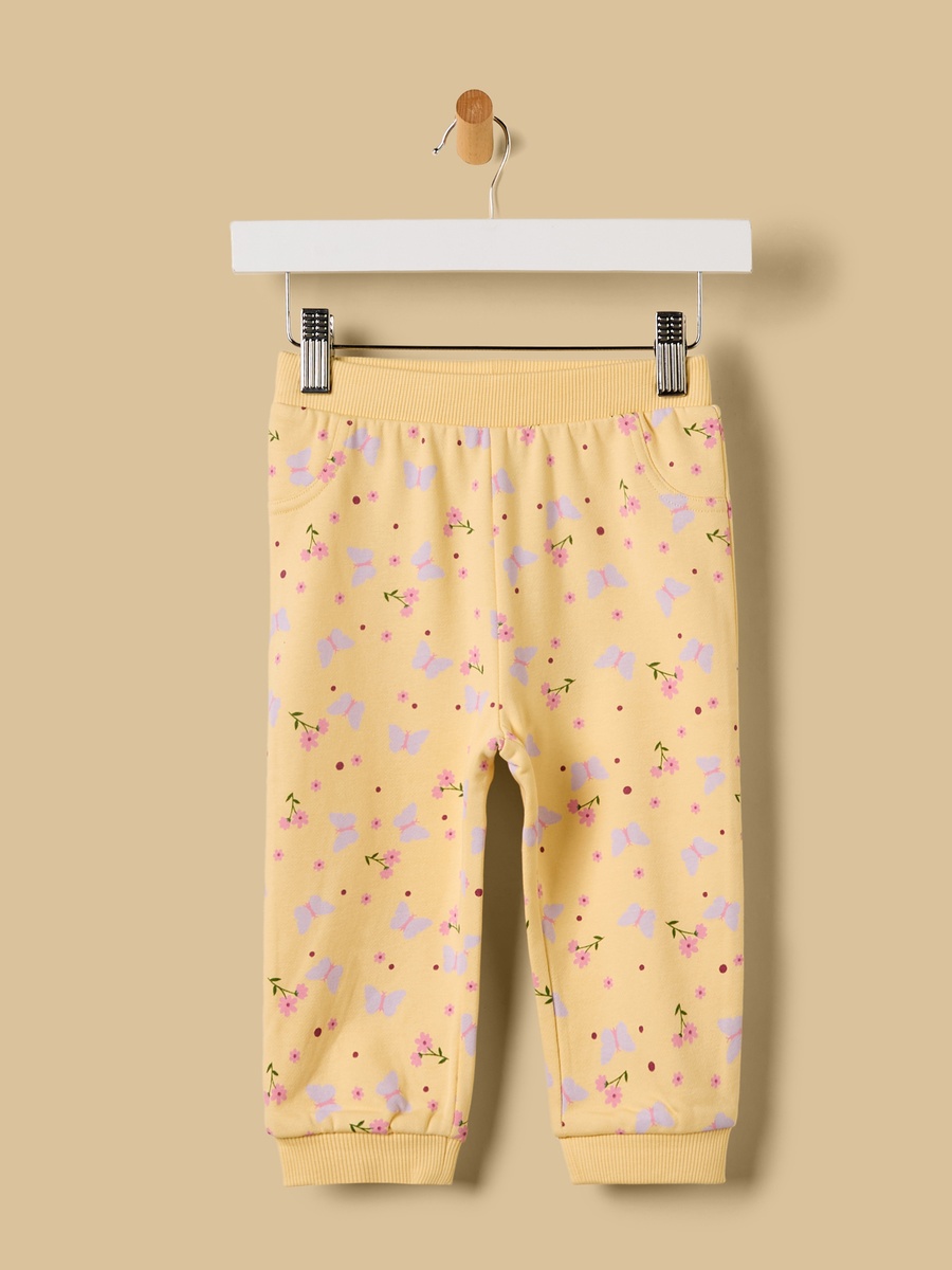 Pack of 2 - Butterfly Print Cotton Joggers